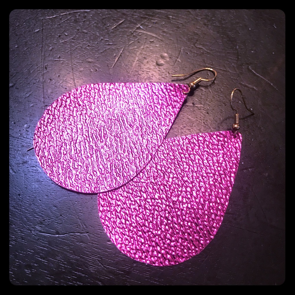 Pink earrings